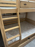 欧梵森（OUFANSEN）上下床子母儿童床成人橡胶木上下铺双人小户型两层高低床 爬梯款 上宽115下宽135 实拍图