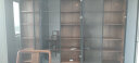 源氏木语实木书柜简约现代书房家具橡木置物柜客厅带玻璃门展示柜 晒单实拍图