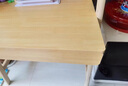正木枫【现货速发】全实木书桌学生学习写字桌现代简约家用卧室电脑桌子 原木色单桌【实木+可调节高度】 100*60*135cm【双抽屉】 实拍图