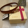 viney牛皮细腰带女装饰西装外套配腰带女收腰大衣时尚百搭女士皮带 【棕色】轻奢生日礼物送女友 实拍图