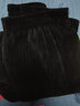 宝娜斯雪尼尔灯芯绒阔腿裤女外穿秋冬加绒高腰垂感直筒保暖休闲学生裤子 黑色（加绒款）【常规款】 L码(适合111-120斤) 实拍图