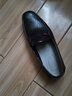 沙驰（SATCHI）男鞋  男士驾车鞋休闲鞋豆豆鞋男士皮鞋   65942001Z-2 黑色A 39  实拍图