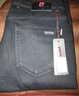 皮尔卡丹（pierre cardin）牛仔裤男冬季柔软舒适保暖加厚弹力直筒裤子男加绒黑色28码 实拍图