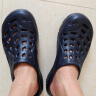 迪卡侬（DECATHLON）游泳男士凉鞋沙滩拖鞋洞洞鞋外穿NABD2028000深蓝色网格款42码 实拍图