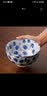 美浓烧（Mino Yaki）日式面碗 家用釉下彩微波炉青花陶瓷吃面碗商用牛肉汤面碗 竹锦长安【16.0CM*8.5CM 】 实拍图