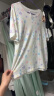 红豆居家（Hodohome）儿童睡衣女童夏季纯棉套头家居服女孩短袖短裤空调服套装326 150 晒单实拍图
