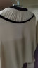 雪夕妈妈春装时尚打底小衫洋气中老年女装气质遮肚T恤50岁中老年衣服 米色 3XL(建议115-130斤) 晒单实拍图