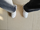 库彬冬季男士增高鞋运动鞋隐形内增高男鞋韩版休闲鞋潮鞋男内增高板鞋 白黑10cm 42 内增高鞋 实拍图