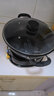 扬子铸铁电炒锅炒菜专用不粘锅电锅一体多功能锅一锅多用家用插电炖蒸煮煎炒一体做饭电热锅大号电饭锅 3L 定时款30CM单蒸笼(1-3人使用) 实拍图