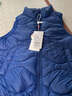 鸭鸭（YAYA）儿童羽绒马甲男女童背心秋冬季中大童装轻薄青少年学生外套WJ 深水蓝色 170 实拍图