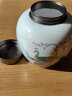 苏氏陶瓷（SUSHI CERAMICS）茶叶罐七彩孔雀陶瓷储物罐青瓷密封罐 晒单实拍图