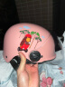 smart4u儿童头盔 电动车电瓶车摩托车卡通儿童安全头盔 儿童安全帽 KH1粉 实拍图