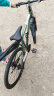 飞鸽（FLYING PIGEON）飞鸽山地自行车成人男女变速成人碟刹中小学生越野公路赛单车 【高碳钢】G800-辐条轮-高档绿 26寸轮组（适合160-175cm） 21速 实拍图