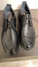 金利来（goldlion）男鞋都市时尚系带皮鞋舒适耐磨休闲皮鞋50623039001A-黑色-43码 实拍图
