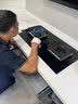 海尔（Haier）变频油烟机灶具套装顶侧双吸三吸抽油烟机家用超大风量变频自清洁厨房7字型Leader F7220升级版 【三件套】烟机+猛火灶+一级能效零冷水16RL3S 实拍图