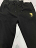 U.S. POLO ASSN.运动裤加绒男士休闲裤冬季保暖男裤宽松卫裤保罗裤子 黑平 2XL 实拍图