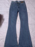 真维斯（Jeanswest）牛仔裤女秋季复古穿搭时尚微喇裤高腰小个子马蹄裤蓝灰色M 实拍图