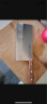 王麻子刀具菜刀 厨师专用刀切片切肉刀 厨房家用锻打切菜刀3号厨片刀 实拍图