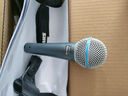 SHURE舒尔beta58a麦克风 有线话筒 小蓝圈 专业舞台演出直播K歌录音手持动圈家用唱K歌麦克风声卡套装 BETA58A 标配【送5米6.5音箱线】 实拍图