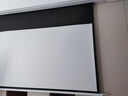 竹者【音响款】8K嵌入式天花幕布 投影仪屏幕家用电动遥控升降 玻纤金属光子菲涅尔抗光幕布 84英寸【包安装】 语音款-白玻纤【无音响】 实拍图
