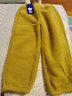 迷你巴拉男童女童仿羊羔毛休闲裤宝宝毛绒儿童长裤【猫绒绒】 橄榄绿40809 110 实拍图