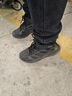 强人男靴防穿刺户外训练短靴子加绒保暖运动骑行靴 JD013R 黑色 41 实拍图
