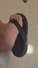 大嘴猴（paul frank）人字拖男士夏季软底沙滩鞋 黑色 36-37  实拍图