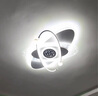 灯昂客厅吸顶灯北欧现代2025新款全屋智能APP灯具套餐组合简约大厅灯 灰色+105*70*9CM+120W 三色光 实拍图