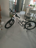 凤凰（Phoenix）上海凤凰软尾山地车自行车学生公路男变速双减震越野青少年赛车 钢架/辐条石灰白【双减震/全轴承】 24寸27速【适合身高138-168cm】 实拍图
