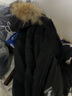 骆驼（CAMEL）【王俊凯同款】户外羽绒服冬季新款连帽羽绒衣中长款保暖防风外套 AA22264036B，幻影黑，女 M 实拍图