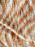 无印良品（MUJI） 女式 木棉混双层纱织五分袖束腰长上衣内搭罩衫衬衫BC2J1C4S 烟熏橙色条纹 L(165/88A) 晒单实拍图