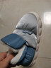 镭镭鸭冬季儿童棉拖鞋包跟亲子棉鞋大童保暖加绒加厚防水鞋居家 灰色 36 -37码内长22.5cm 实拍图