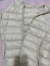 雪中羽皇轻薄羽绒服女连帽2025年秋冬新款休闲小个子白鸭绒保暖防寒外套 粉色 M (160) (80-95斤） 实拍图