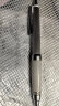 三菱（uni）按制圆珠笔金属杆原子笔中油笔软胶笔握 低重心白胶银杆 SXN-1000 0.7mm黑色 晒单实拍图