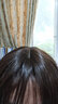LOUISFERRE假发女真发自然全头套真人发丝时尚逼真短发全头套波波头 深棕色【递针分缝+混发】 短发 实拍图