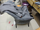 依恋达电脑椅懒人椅子宿舍沙发椅人体工学椅家用单人座椅网红直播电竞椅 深灰棉麻【带储物袋】 实拍图
