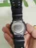 Mtin树脂表带表壳适配卡西欧G-SHOCK手表带GA110 140 GD120GLS GAX100 哑光黑色蓝字 16mm 实拍图