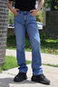 Calvin KleinJeans四季款男士休闲通勤简约ck合体版微弹洗水牛仔裤J325694 1AA-牛仔浅蓝 31 实拍图
