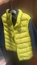 亚瑟士亚瑟士童装冬季新款男女儿童三防科技羽绒马甲 黄绿色 清洁度1000-白鸭绒 130 cm 充绒量29g 实拍图