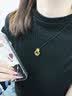中国黄金（CHINA GOLD）黄金吊坠女足金紧箍咒平安扣吊坠铃铛挂坠首饰七夕生日礼物送女友 在逃公主项链-配黑绳  约1.5g*品牌礼盒 实拍图