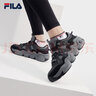 FILA斐乐帕尼尼官方女鞋复古运动鞋春款篮球鞋休闲鞋老爹鞋 锻铁灰/木炭灰-BC 36 实拍图