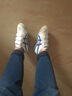 Onitsuka Tiger鬼塚虎休闲大中童鞋男女经典小白鞋MEXICO 66™ BAJA KIDS C4D5Y 白色/蓝色 35 实拍图
