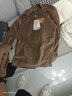 古德罗青少年保暖内衣套装男冬季金丝绒贴身初高中学生加绒秋衣秋裤v领 咖色S03 3XL 155-170斤 实拍图