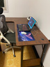 蔓斯菲尔 转角电脑桌电竞桌台式家用转角书桌书架组合办公桌写字台 单桌北美黑胡桃色左款160x100 L型宽大桌面 实拍图