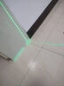 邑威（YIWEI） 红外线水平仪 高精度绿光十二线强光蓝光激光平水仪 贴墙贴地铺砖测量工具 8线绿光一电塑箱+上墙架 实拍图
