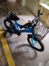 贝琦童（BEIQITONG）儿童自行车单车2-3-4-6-9-10岁男孩童车中大童女孩小孩宝宝脚踏车 高配蓝【高强圈】暴君轮+水壶 16寸适合身高(105-115)CM 实拍图