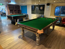 腾勃（TB） 台球桌标准成人家用球房商用中式黑八桌球台乒乓球桌两用二合一 9尺 【TB101】棕色黑八+回球（送货包安装） 实拍图