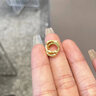 中国黄金（CHINA GOLD）满天星耳环女5G车花耳扣足金爆闪耳饰小耳圈情人节生日礼物送女友 B款满天星耳扣【一对】约1.7g 实拍图