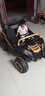 岳氏车业超大亲子儿童电动车四轮小孩玩具车可坐大人双宝宝四驱遥控汽 车 顶配金：四驱+皮座+发泡软轮 实拍图