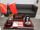 庄子然办公室摆件高端男性2026年总经理老板商务摆件笔筒2026台历架 诚信厚德载物【48*24cm】+高档礼盒 实拍图
